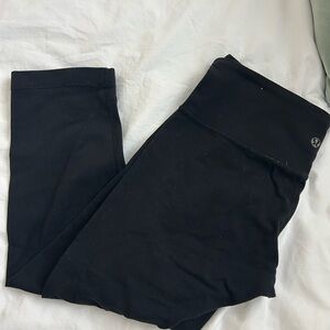 Lululemon Cropped Black Leggings